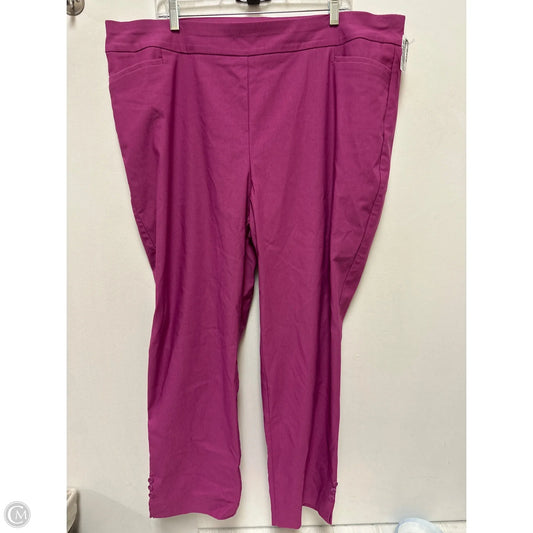 Pants Leggings By Chicos In Purple, Size: 20