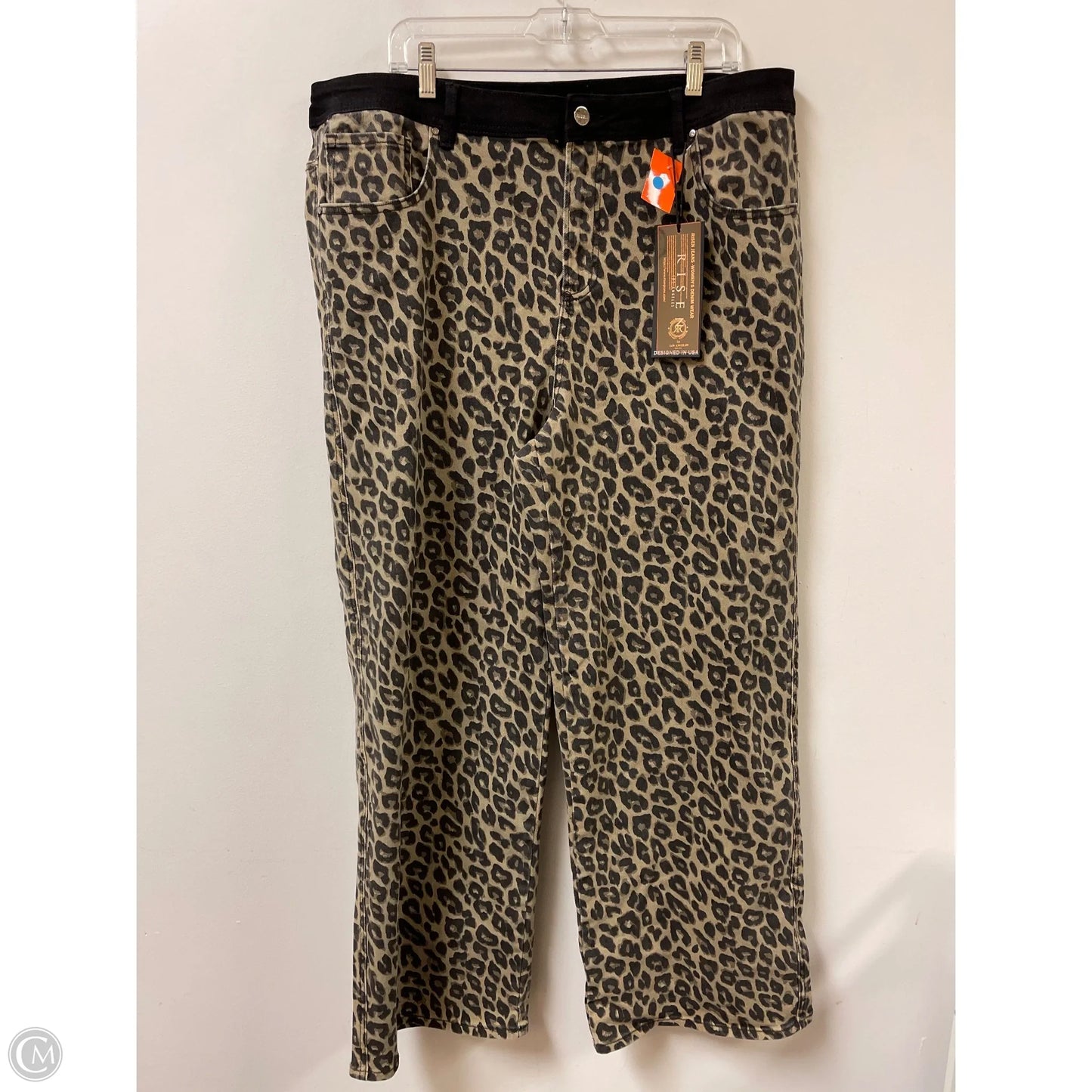 Pants Wide Leg By Risen In Animal Print, Size: 24