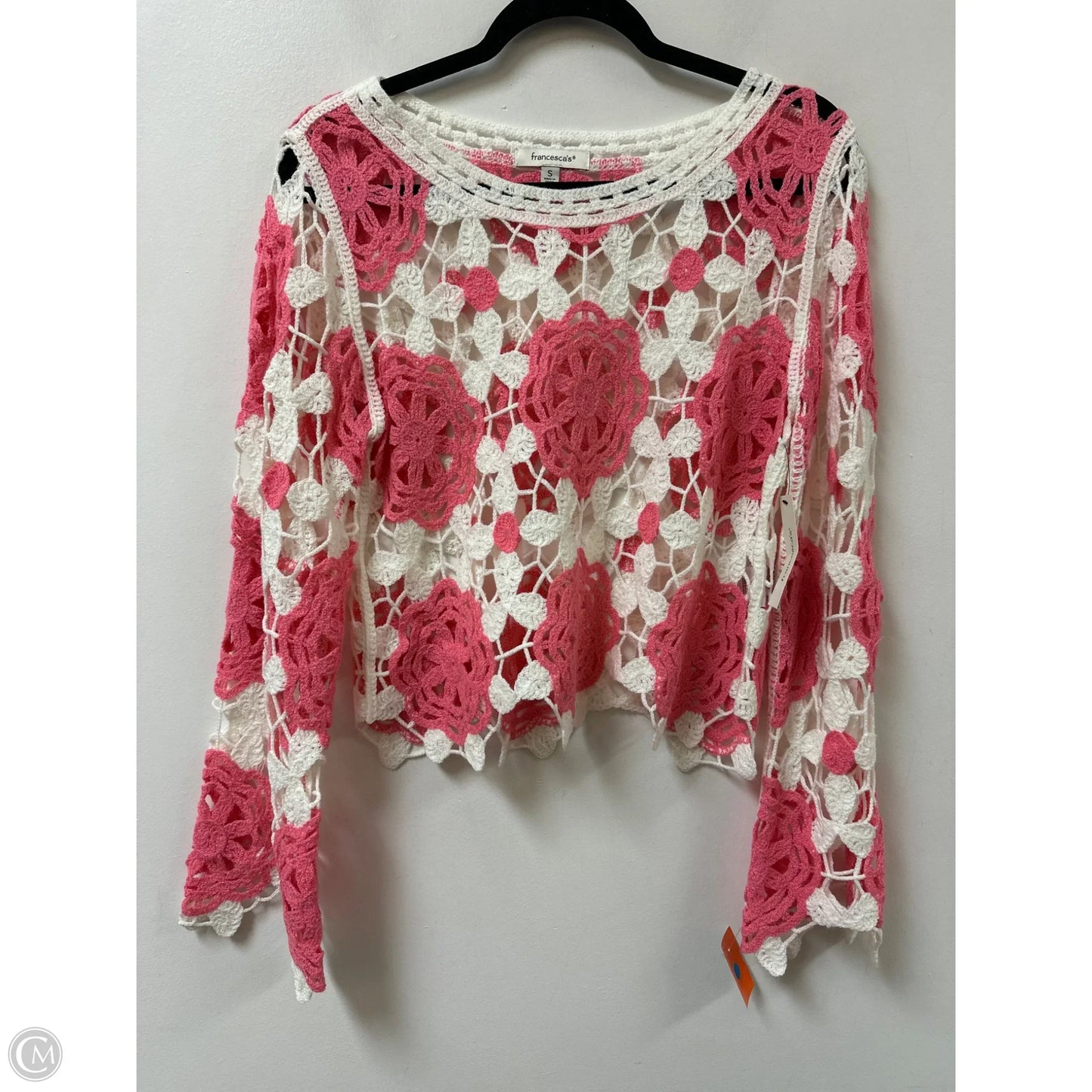 Sweater By Francesca’s In Pink, Size: S