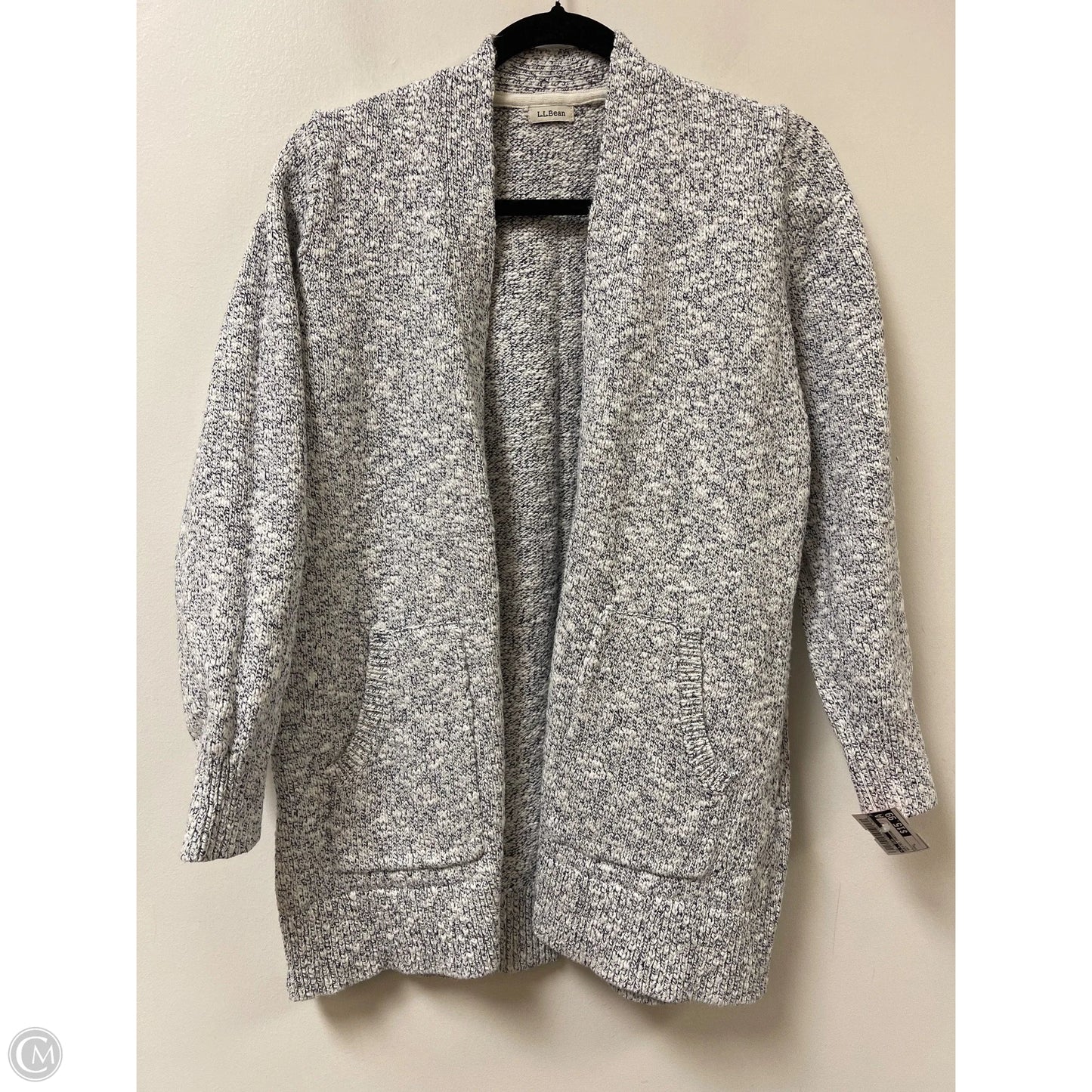 Sweater Cardigan By L.l. Bean In Navy, Size: L