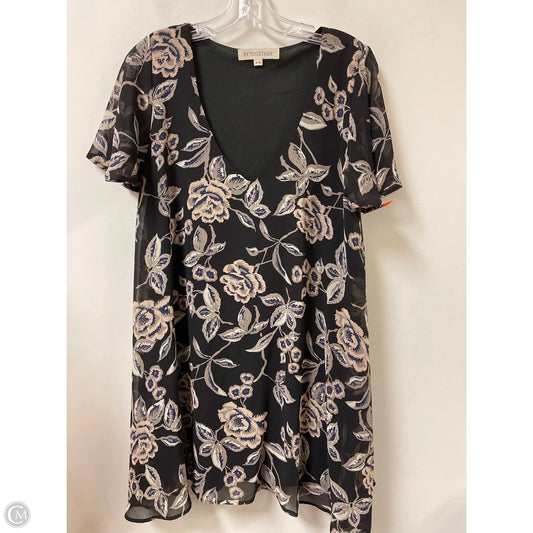 Dress Casual Short By By Together In Floral Print, Size: M