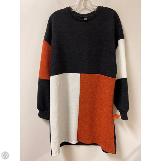 Dress Casual Midi By Shein In Black, Size: L