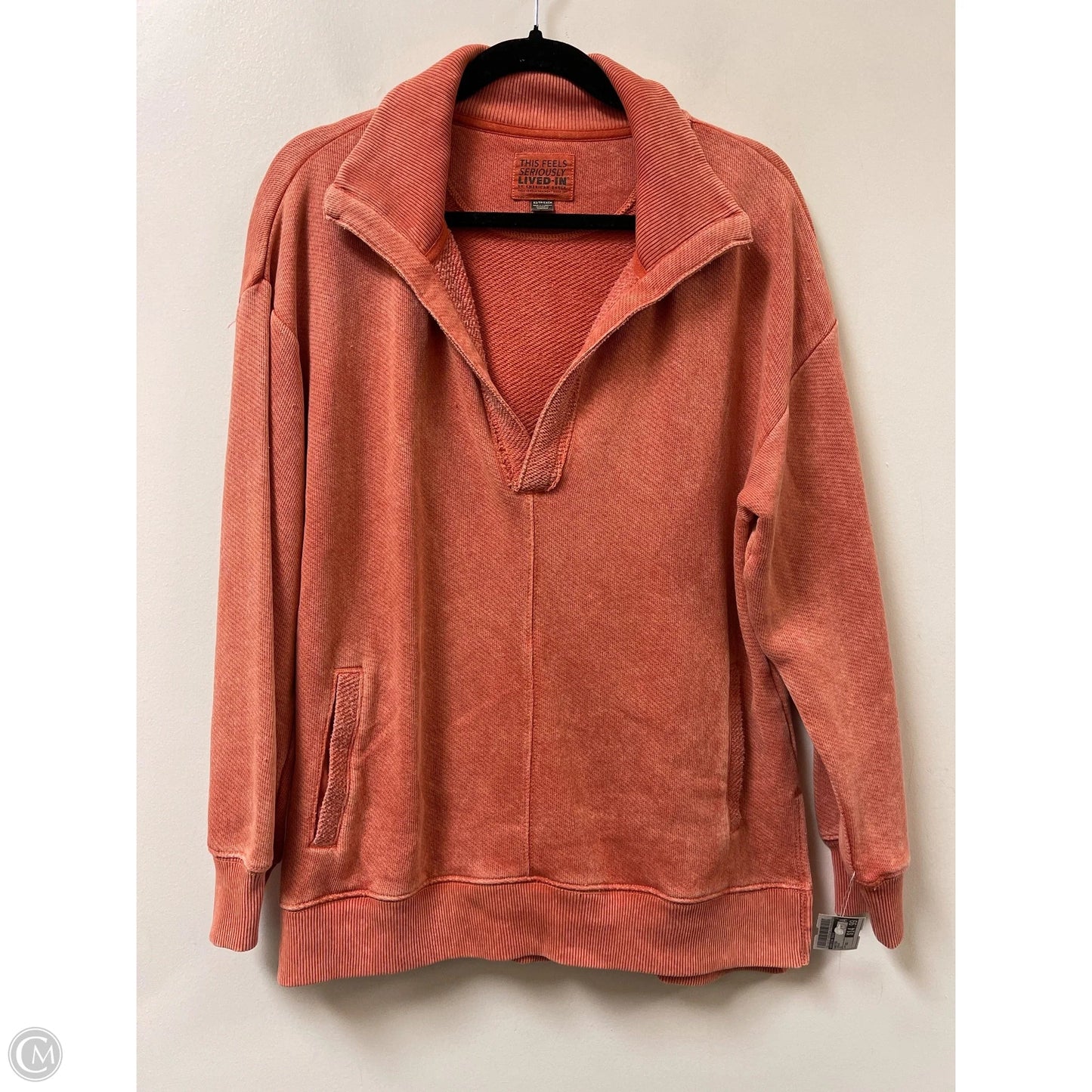 Sweater By American Eagle In Orange, Size: Xs