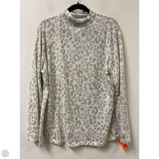 Sweater By Emily Daniels In Animal Print, Size: Xl