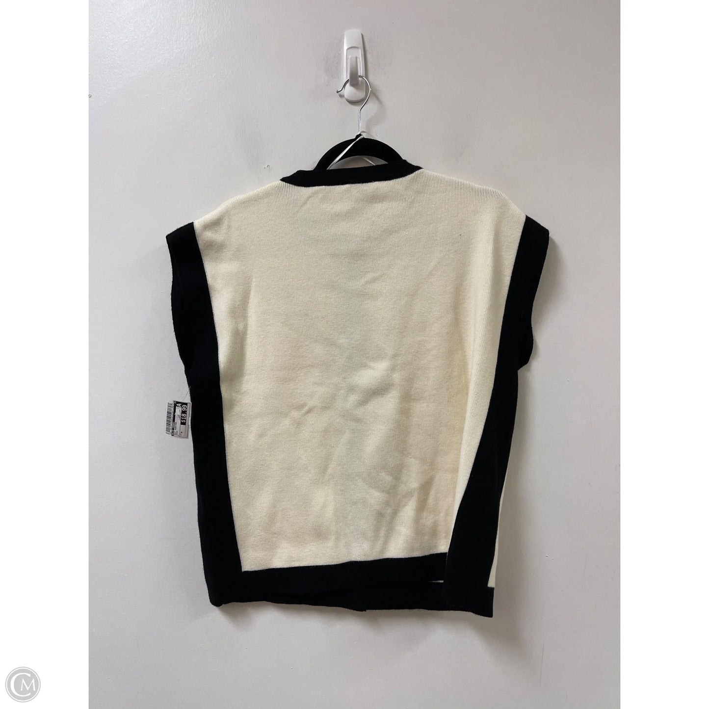Vest Sweater By Elie Tahari In Cream, Size: M
