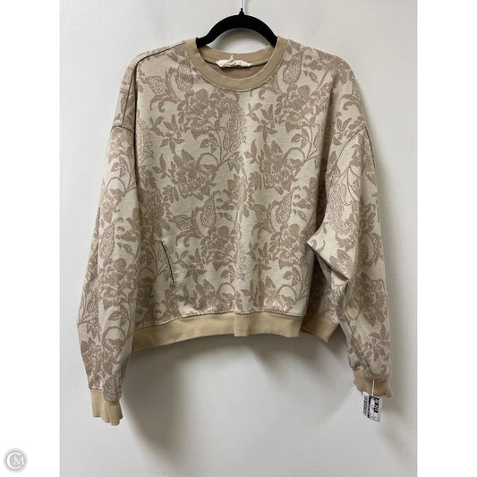 Sweater By Clothes Mentor In Tan, Size: S