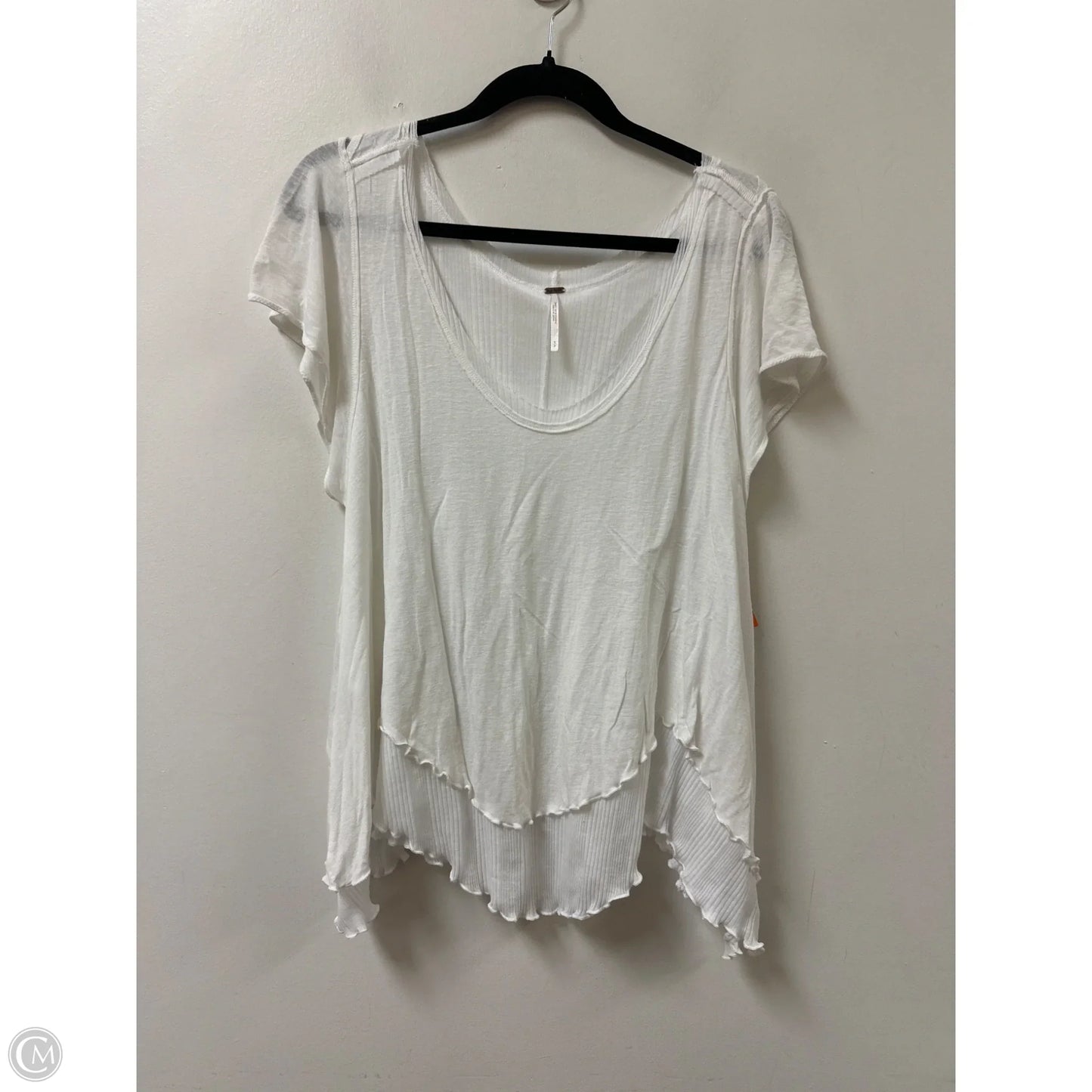 Top Short Sleeve By Free People In White, Size: S
