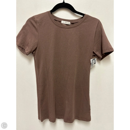 Top Short Sleeve By Clothes Mentor In Brown, Size: L