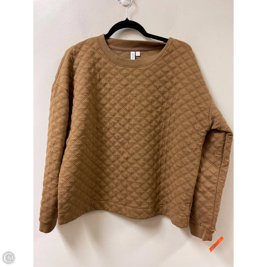 Sweater By Joyspun In Brown, Size: L