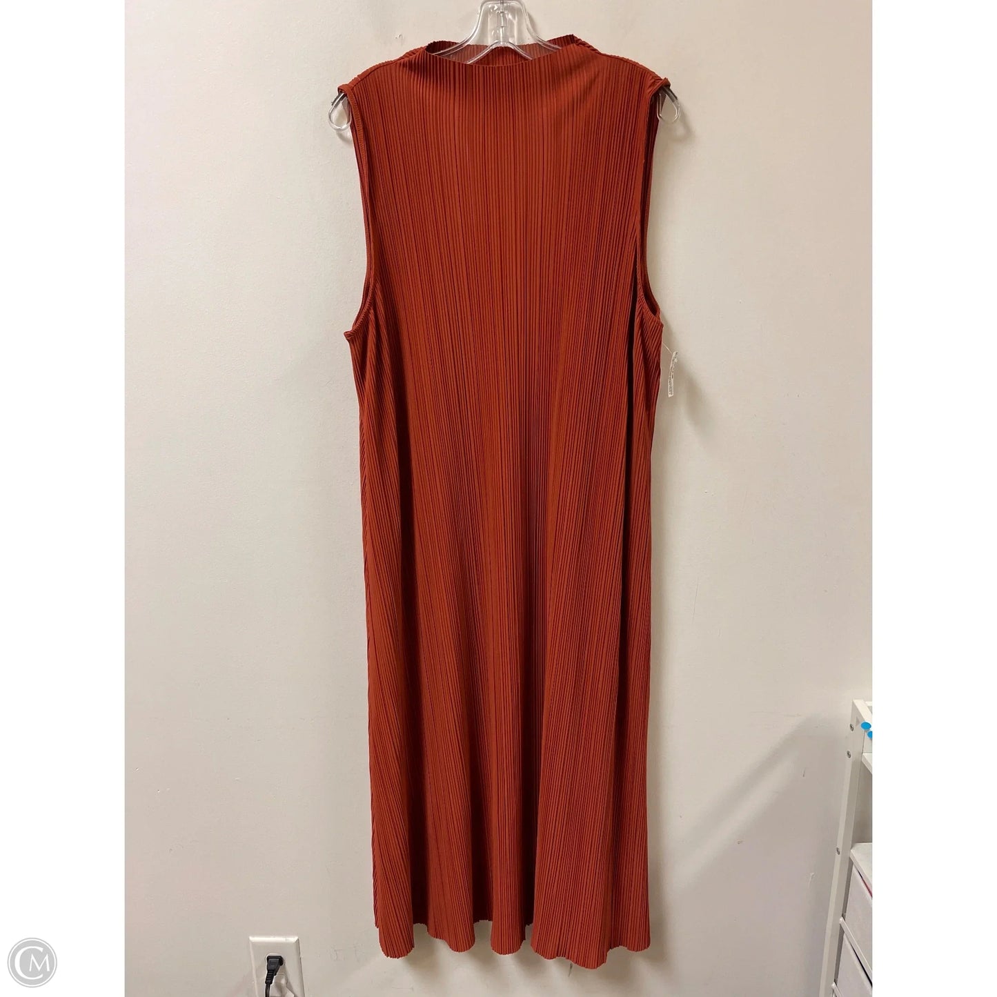 Dress Casual Maxi By Ava & Viv In Orange, Size: 1x