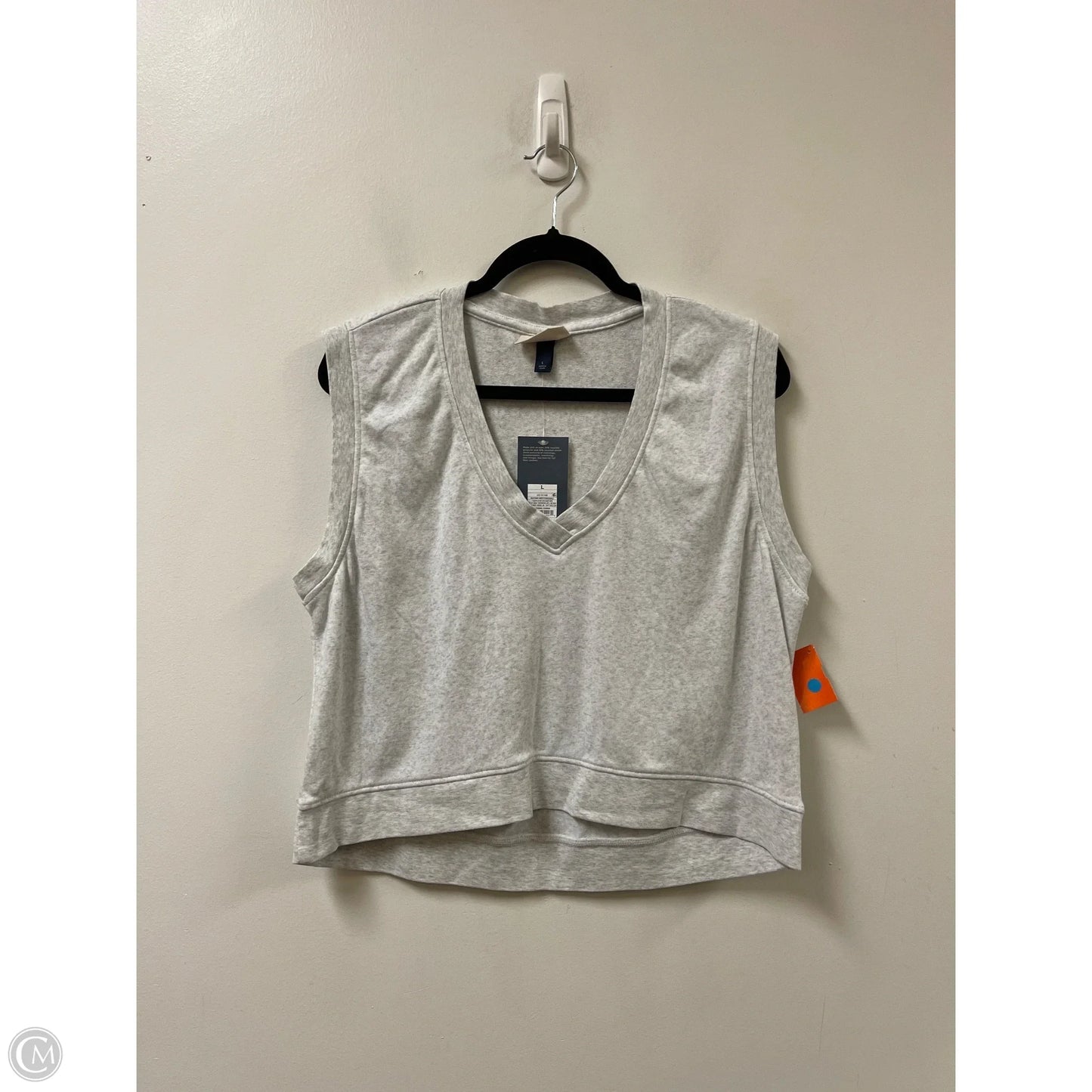 Vest Sweater By Universal Thread In Grey, Size: L