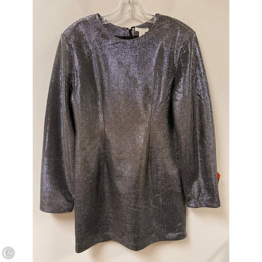 Dress Party Midi By H&m In Silver, Size: M