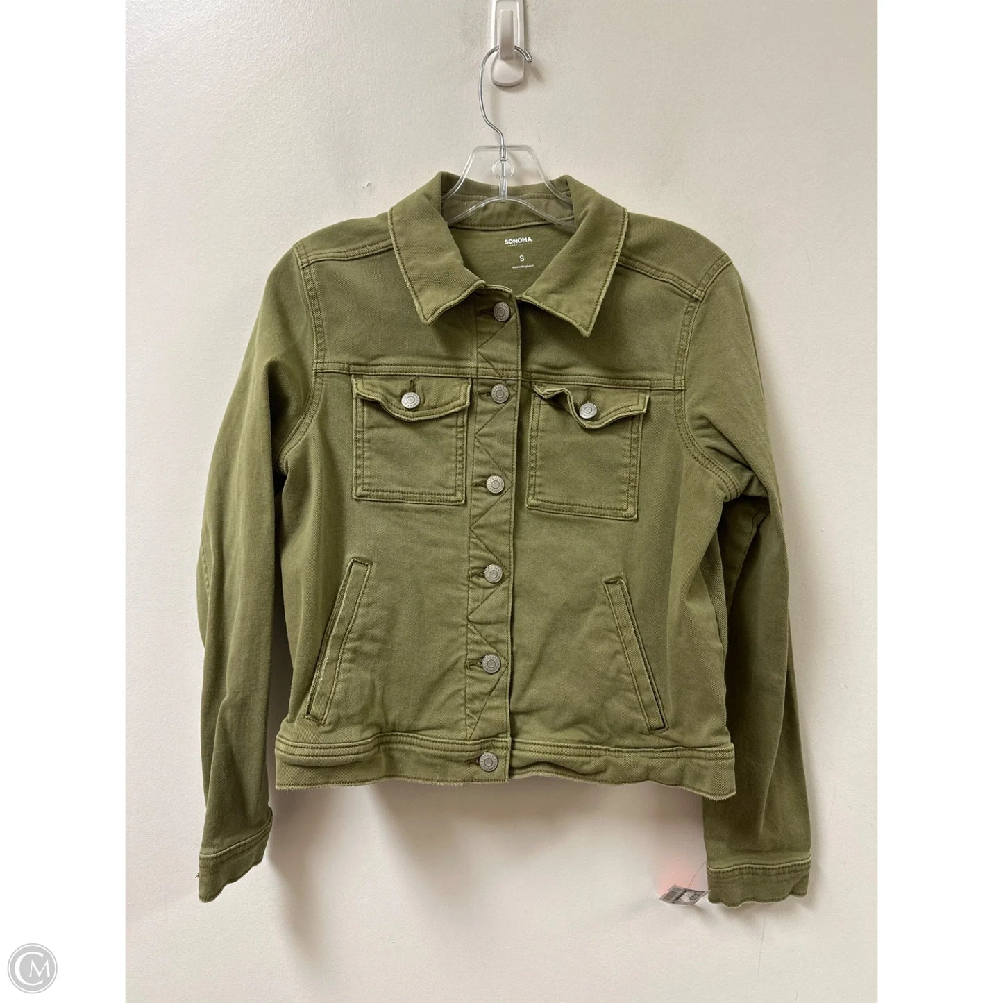 Jacket Denim By Sonoma In Green, Size: S
