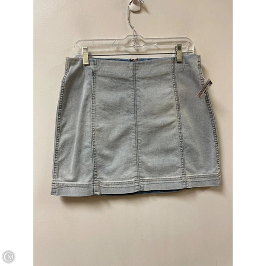 Skirt Mini & Short By Wild Fable In Blue Denim, Size: 10