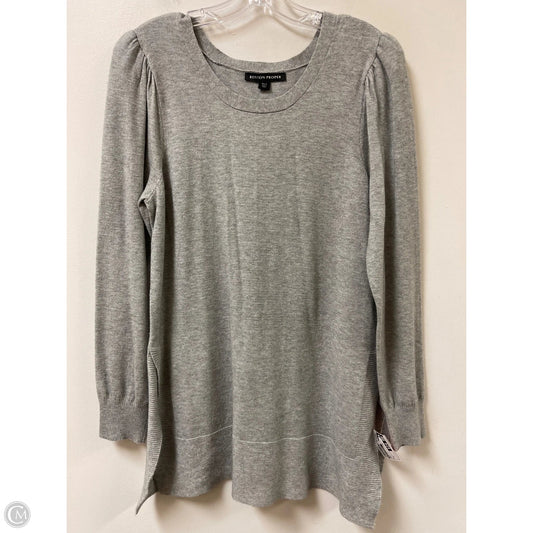 Tunic Long Sleeve By Boston Proper In Grey, Size: L