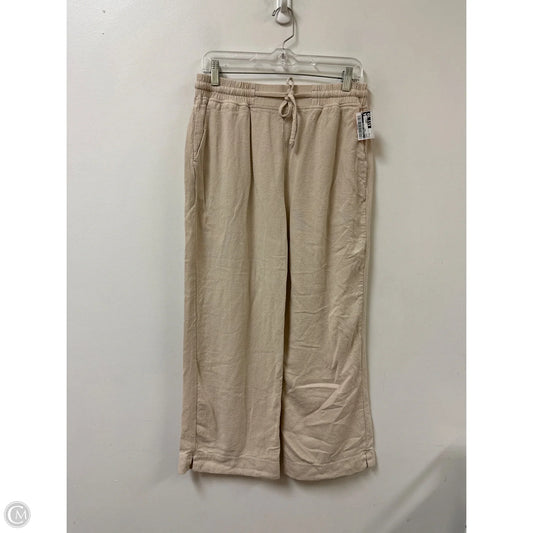 Pants Linen By Clothes Mentor In Cream, Size: M
