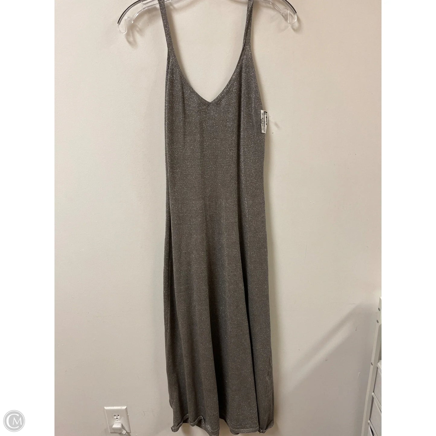 Dress Party Long By Taylor In Silver, Size: S