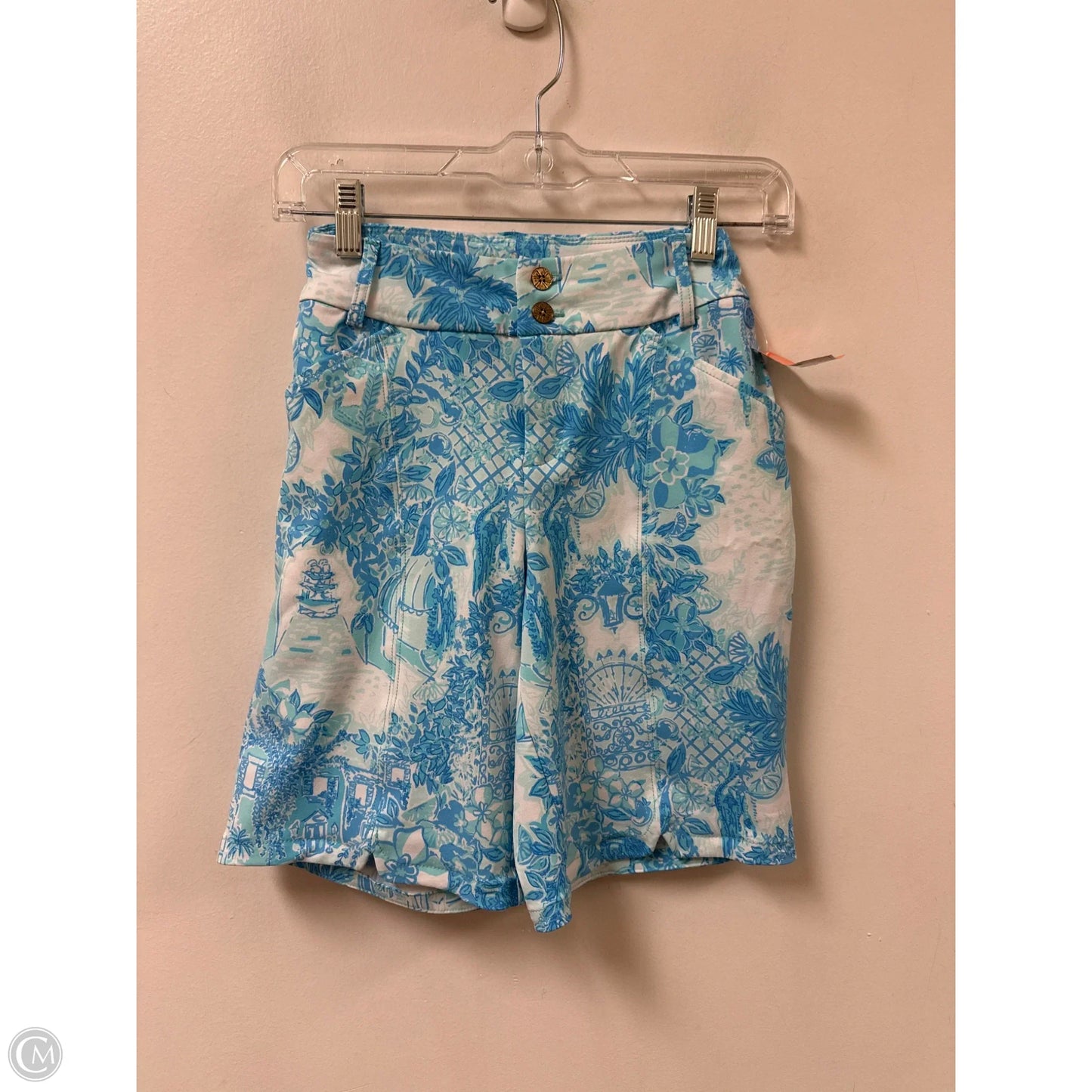 Shorts Designer By Lilly Pulitzer In Blue, Size: 4