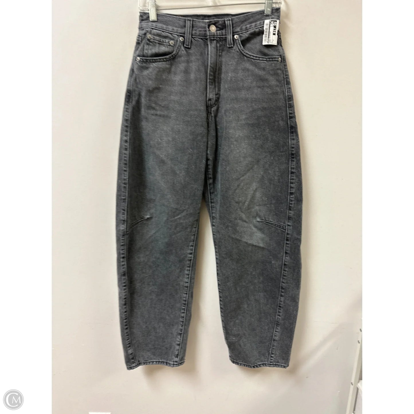 Jeans Boyfriend By Levis In Black, Size: 4