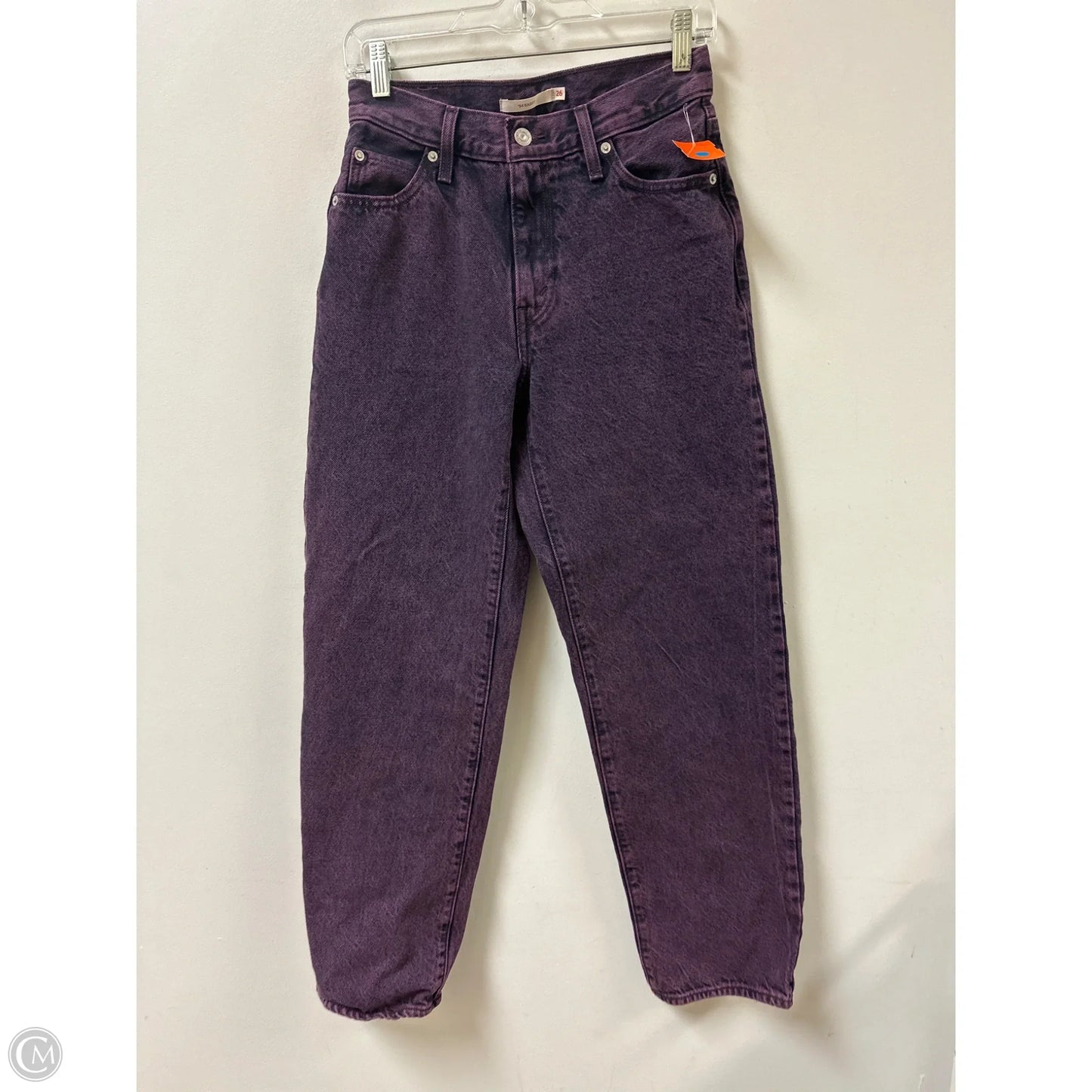 Jeans Boyfriend By Levis In Purple, Size: 2