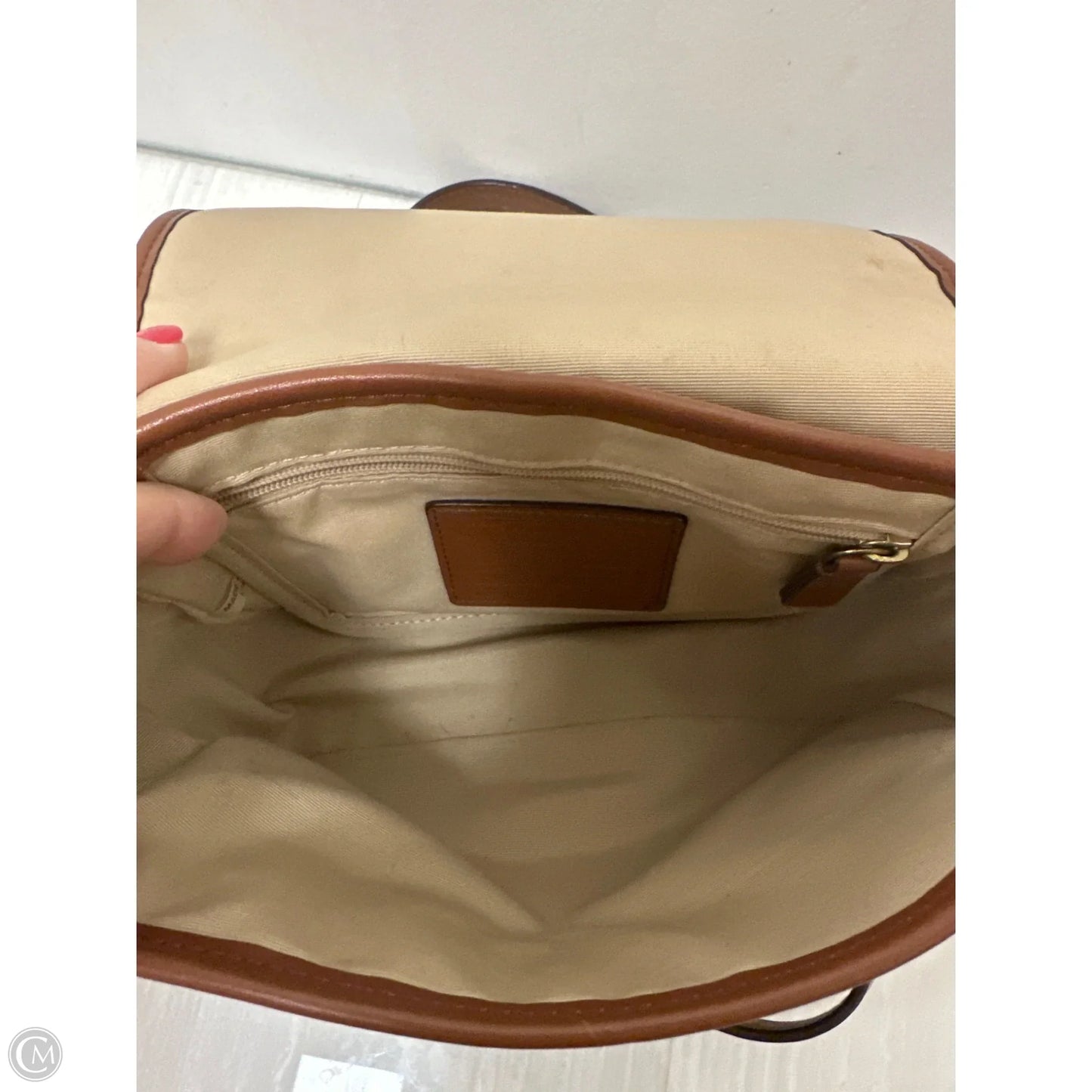 Handbag Designer By Coach, Size: Small