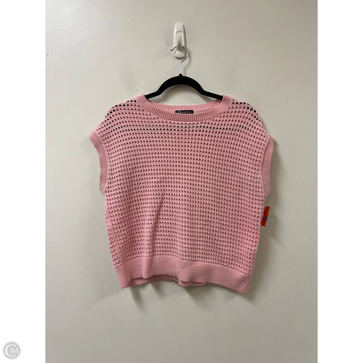Vest Sweater By Prettygarden In Pink, Size: S