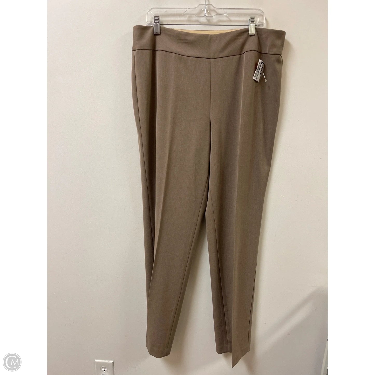 Pants Dress By Investments In Tan, Size: 16