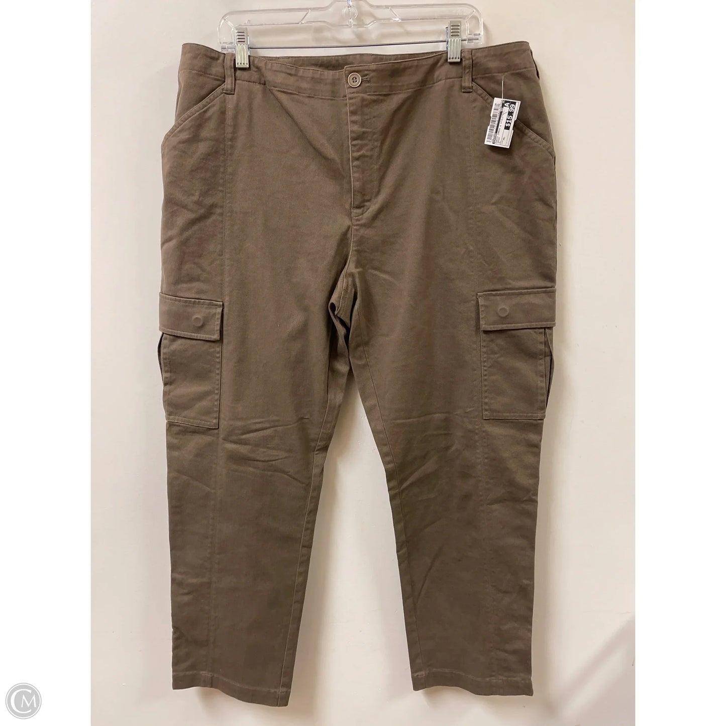 Pants Cargo & Utility By Chicos In Brown, Size: Xl