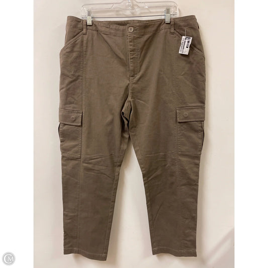 Pants Cargo & Utility By Chicos In Brown, Size: Xl