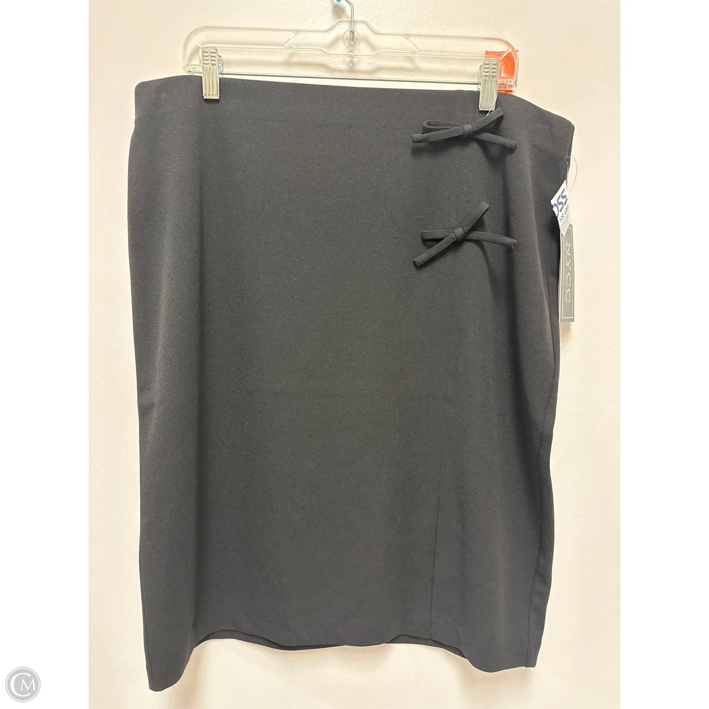 Skirt Midi By Nycc In Black, Size: Xl