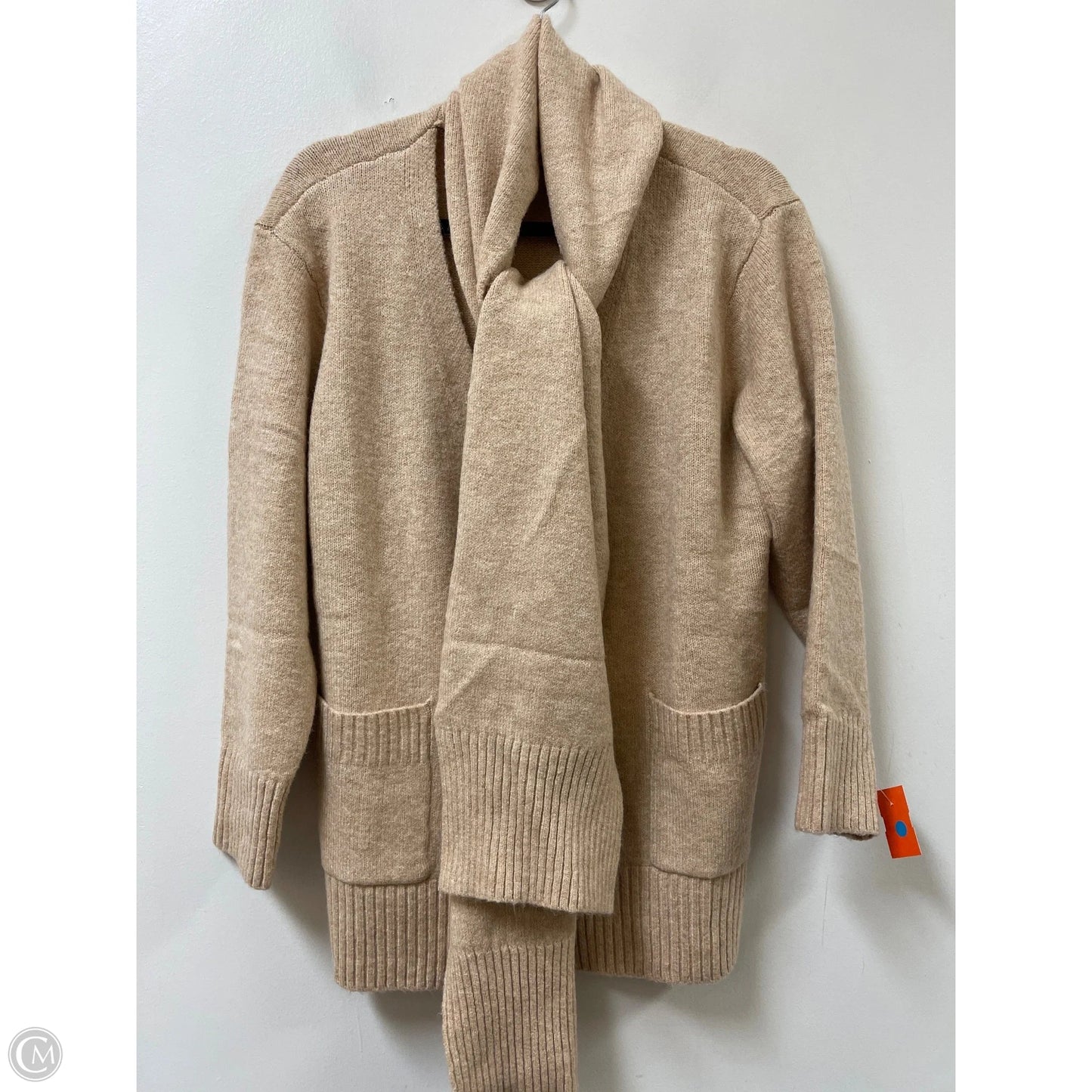 Sweater Cardigan By Sugar Lips In Cream, Size: Xs