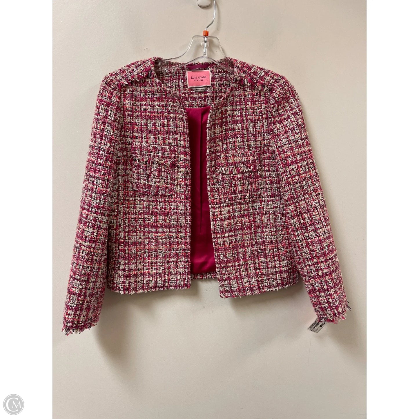 Blazer Designer By Kate Spade In Pink, Size: Xs