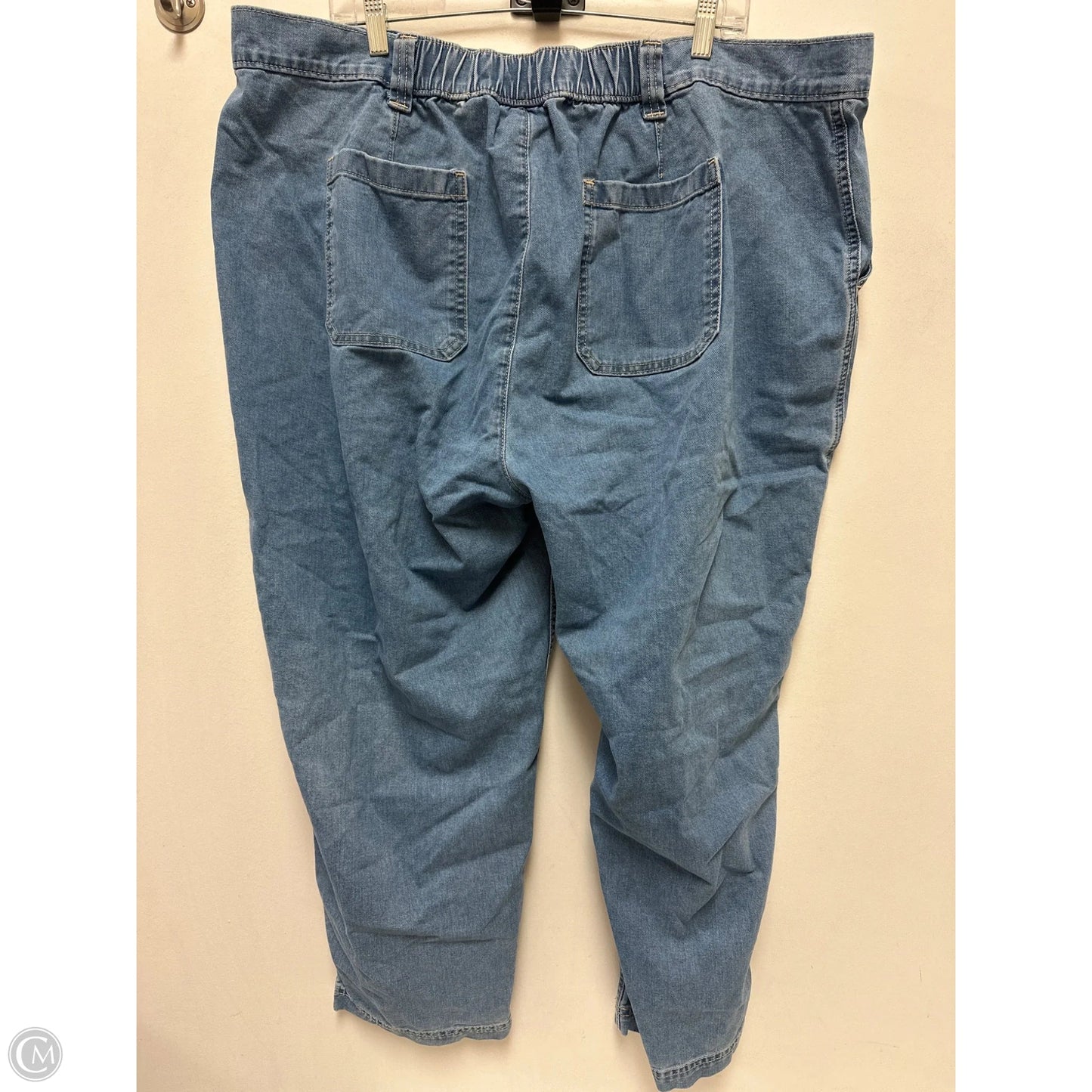 Jeans Straight By Old Navy In Blue Denim, Size: 1x