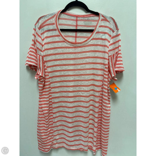 Top Short Sleeve By Lane Bryant In Coral, Size: 3x