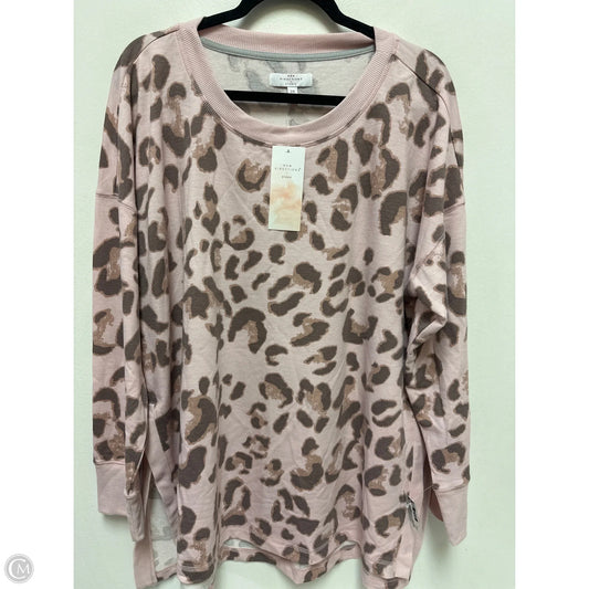 Sweater By New Directions In Pink, Size: 2x
