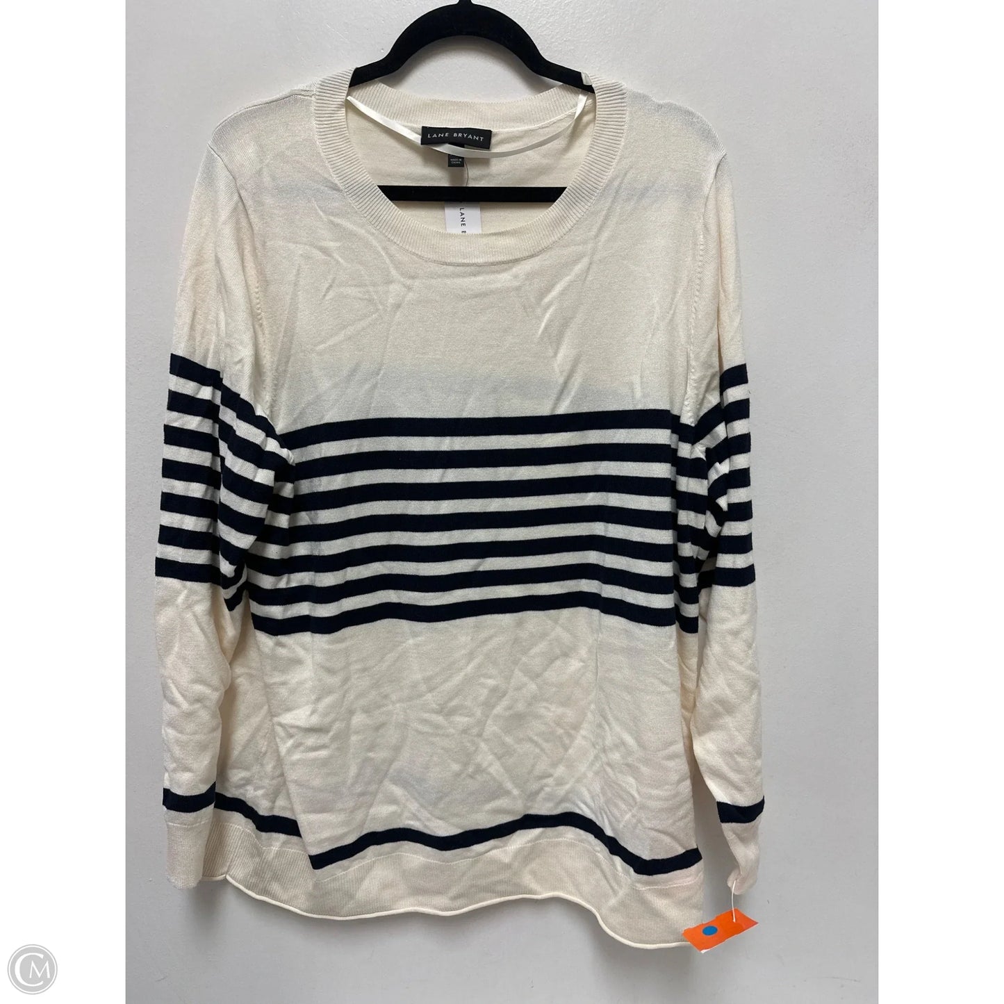 Sweater By Lane Bryant In Cream, Size: 2x