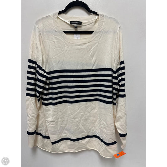 Sweater By Lane Bryant In Cream, Size: 2x