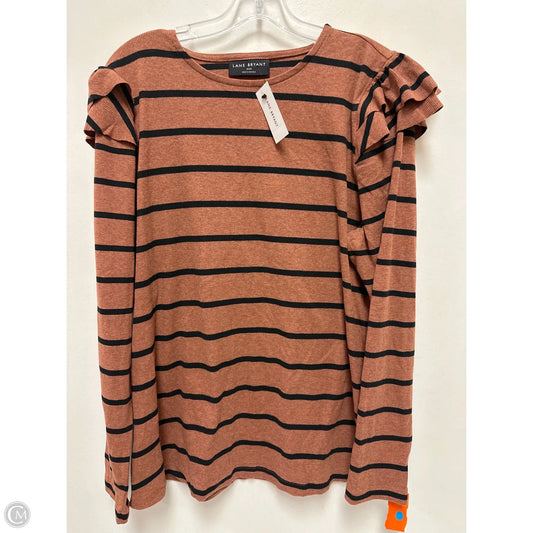 Top Long Sleeve By Lane Bryant In Brown, Size: 2x