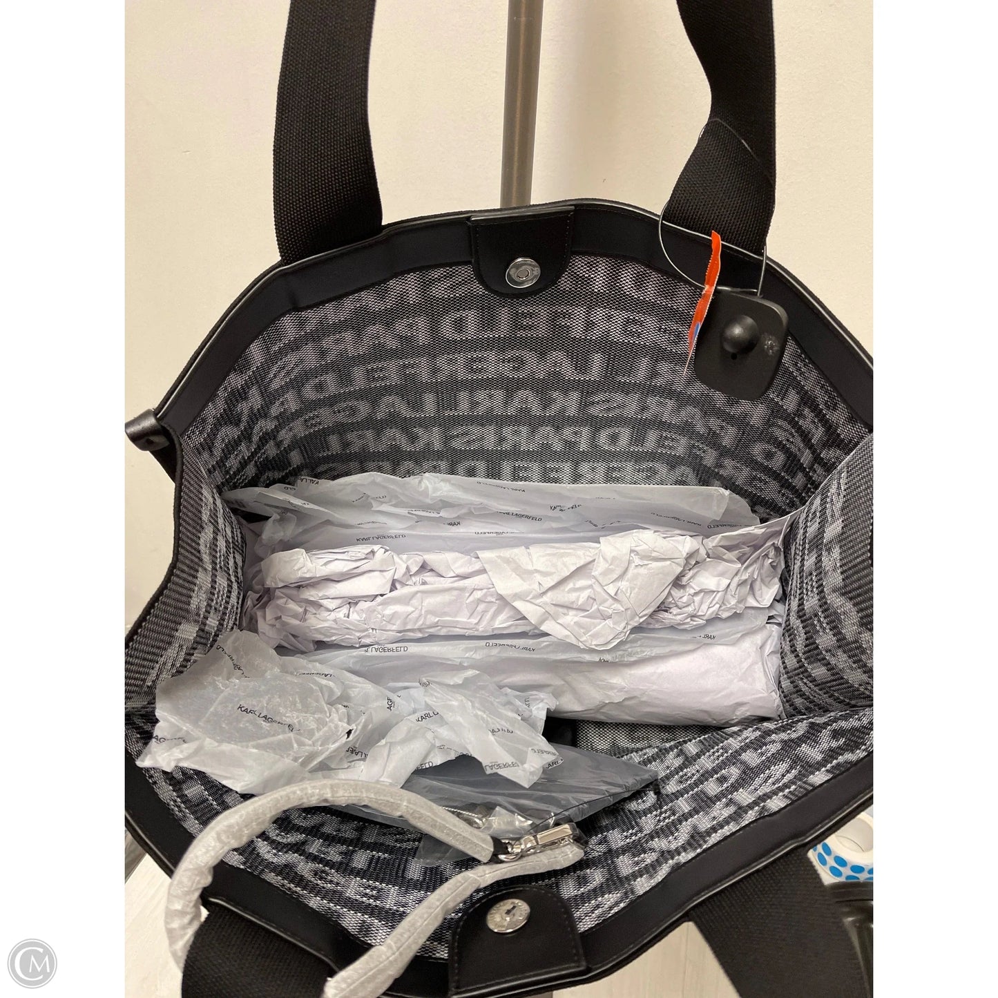 Handbag Designer By Karl Lagerfeld, Size: Large