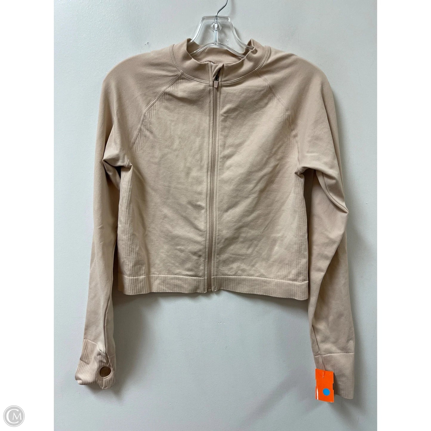 Athletic Jacket By Joy Lab In Peach, Size: L