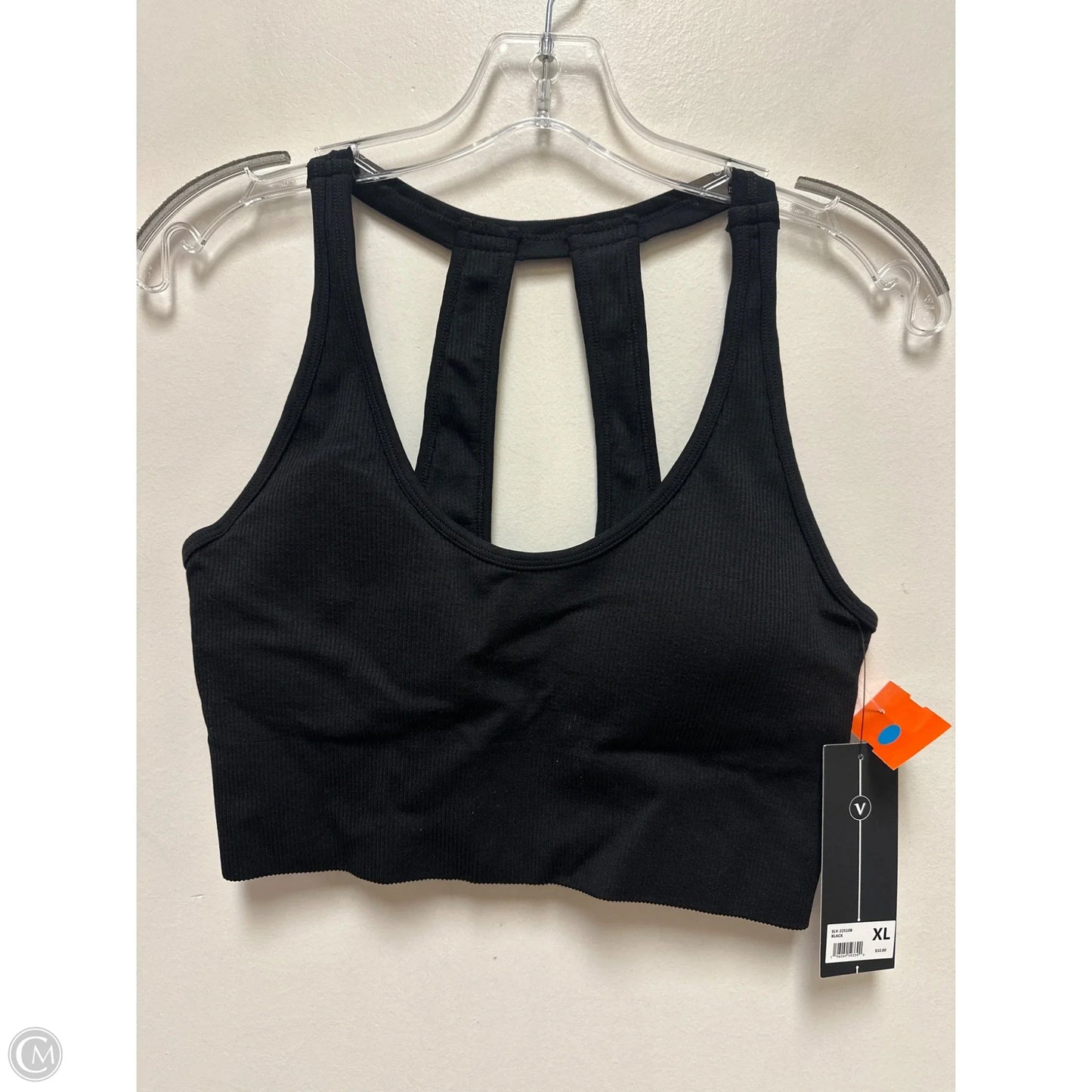 Athletic Bra By Velocity In Black, Size: Xl