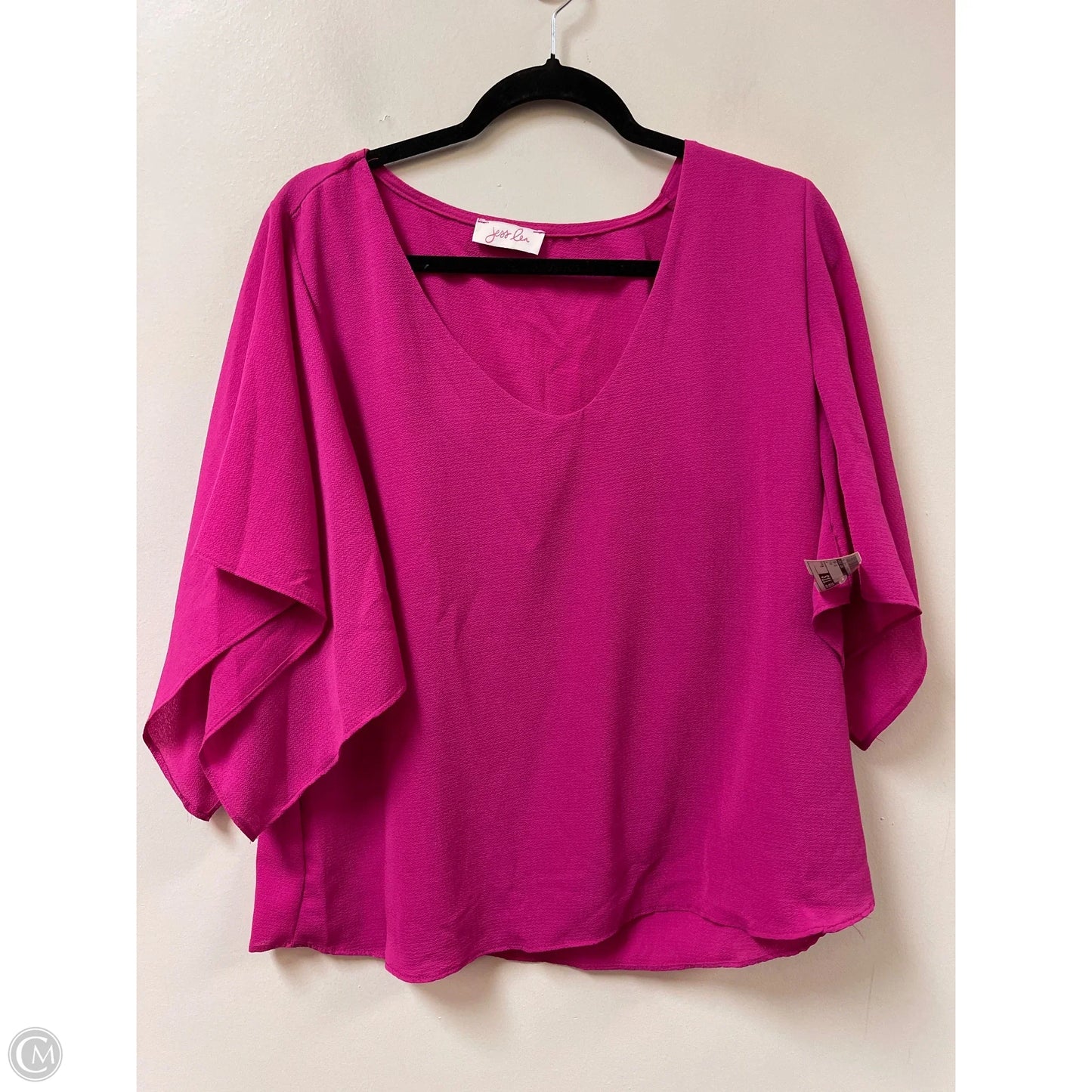 Top Short Sleeve By Jess Lea In Pink, Size: M