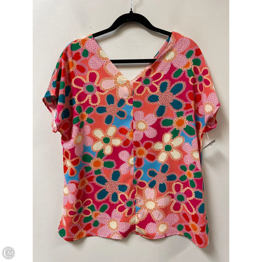 Top Short Sleeve By Clothes Mentor In Multi-colored, Size: M