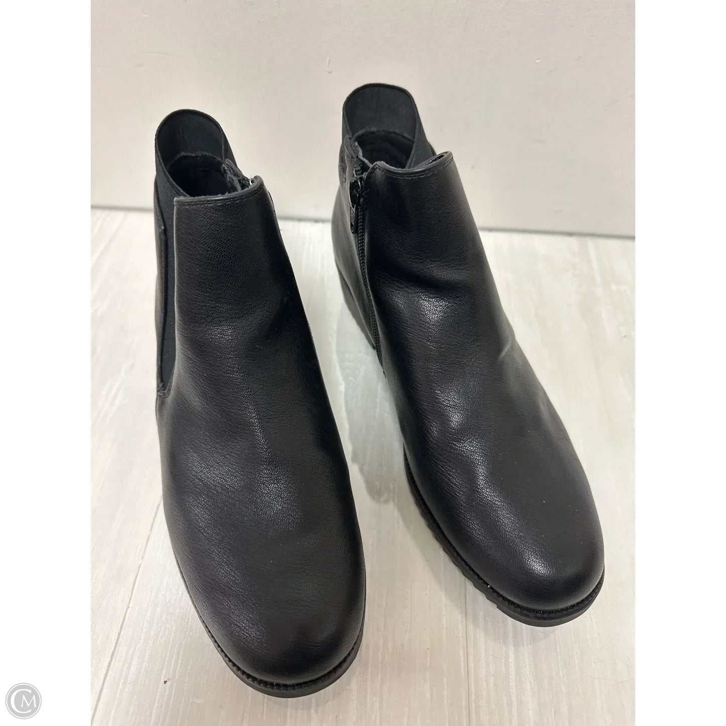 Boots Ankle Heels By Cliffs By White Mountain In Black, Size: 10