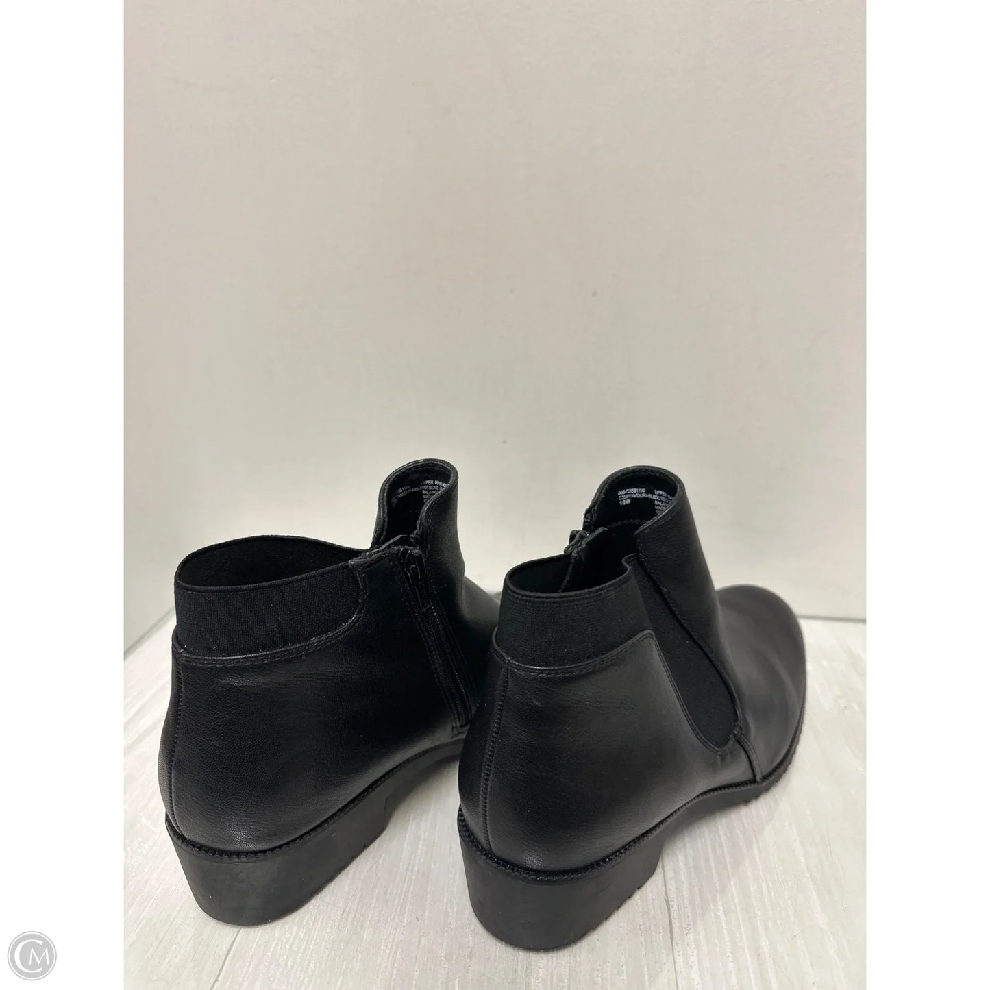 Boots Ankle Heels By Cliffs By White Mountain In Black, Size: 10