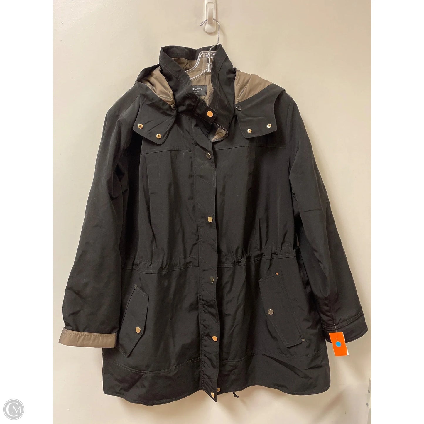 Coat Other By Liz Claiborne In Black, Size: 3x