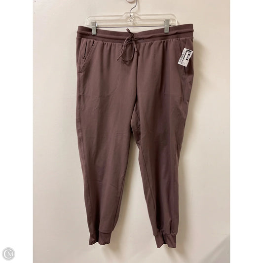 Athletic Pants By Rachel Zoe In Brown, Size: Xl