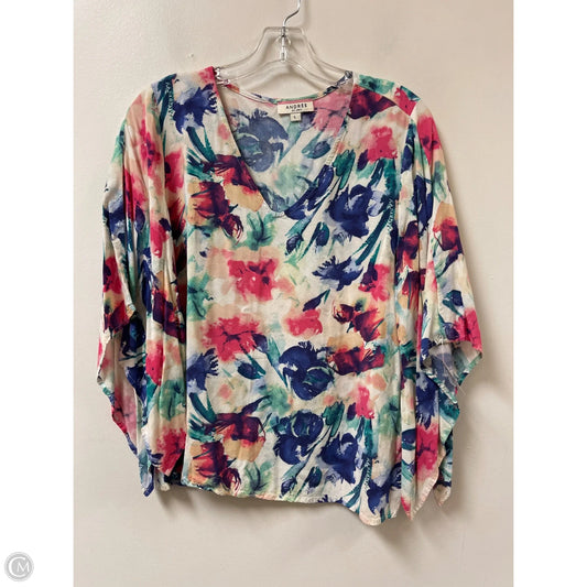 Top Long Sleeve By Andree By Unit In Multi-colored, Size: L