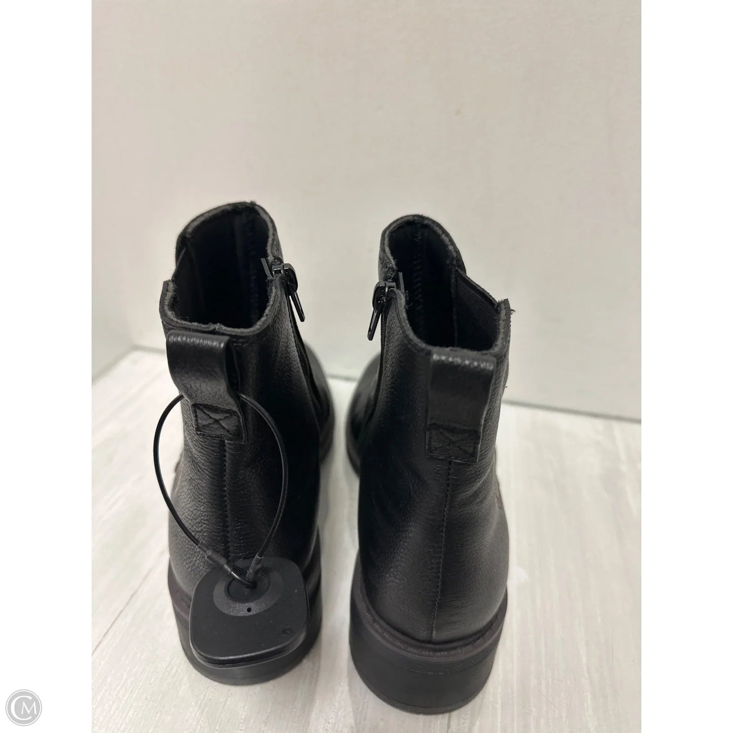 Boots Ankle Heels By Clarks In Black, Size: 9