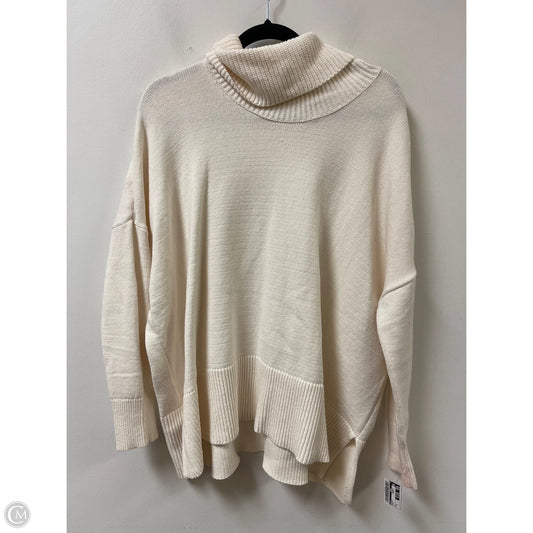Sweater By Loft In Cream, Size: M